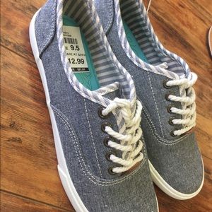 Blue jean colored shoes. Size 9.5